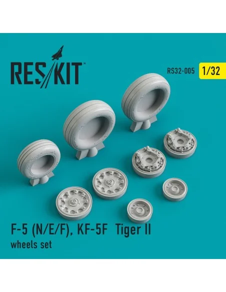 F-5 (N, E, F) Tiger II/KF-5F wheels set, 1/32 - ResKit Models RS32-...