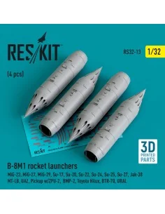 B-8M1 rocket launchers (4 pcs) (MiG-23/27/29, Su-17/20/22/24/25/27/...