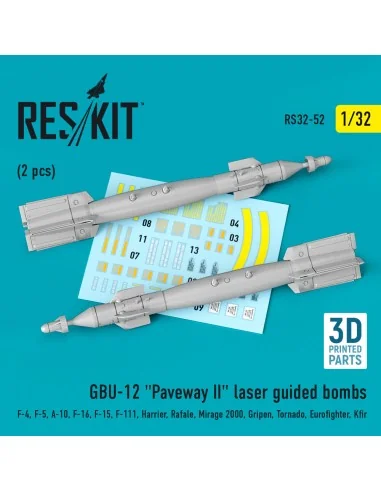GBU-12 Paveway II laser guided bombs (2 pcs) (F-4, F-5, A-10, F-16,...
