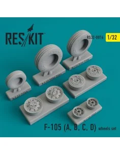 [NO_DESC] F-105 (A, B, C, D) Thunderchief wheels set, 1/32 - ResKit...