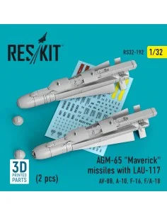 AGM-65 Maverick missiles with LAU-117 (2 pcs) (AV-8B, A-10, F-16, F...