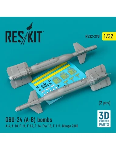GBU-24 (A-B) bombs (2 pcs) (A-6, A-10, F-14, F-15, F-16, F/A-18, F-...