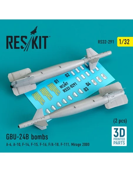 GBU-24B bombs (2 pcs) (A-6, A-10, F-14, F-15, F-16, F/A-18, F-111, ...