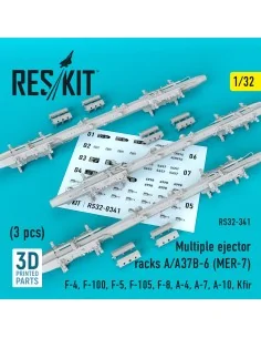Multiple ejector racks A/A37B-6 (MER-7) (3 pcs) (F-4, F-100, F-5, F...