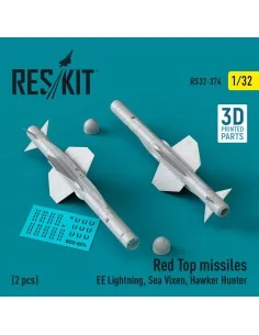 Red Top missiles (2 pcs) (EE Lightning, Sea Vixen, Hawker Hunter) (...