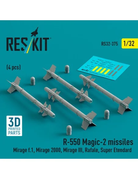 R.550 Magic-2 missiles (4 pcs) (Mirage F.1, Mirage 2000, Mirage III...
