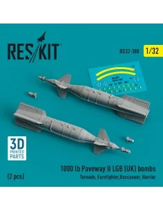 1000 lb Paveway II LGB (UK) bombs (2 pcs) (Tornado, Eurofighter, Bu...