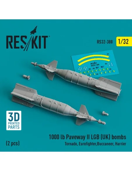 1000 lb Paveway II LGB (UK) bombs (2 pcs) (Tornado, Eurofighter, Bu...