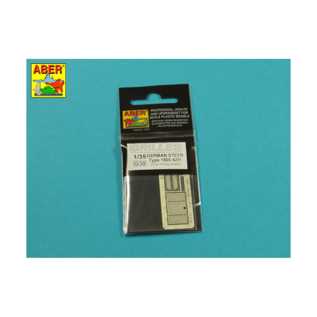 Grilles for Steyr 1500 A/01 &Comand, 1/35 - Aber Models 35G38 Grilles for Steyr 1500 A/01 &Comand, 1/35 - Aber Models 35G38