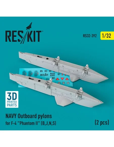 [NO_DESC] NAVY Outboard pylons for F-4 Phantom II (B, J, N, S) (2 p...
