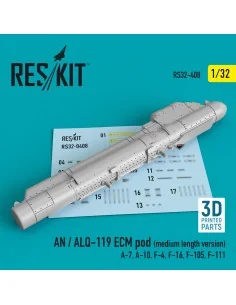 AN / ALQ-119 ECM pod (medium length version) (A-7, A-10, F-4, F-16,...