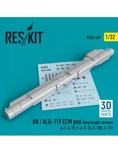 AN / ALQ-119 ECM pod (long length version) (A-7, A-10, F-4, F-16, F...