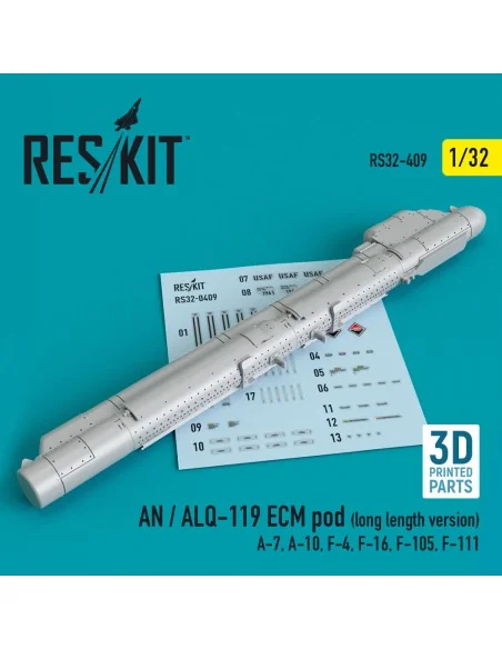 AN / ALQ-119 ECM pod (long length version) (A-7, A-10, F-4, F-16, F...