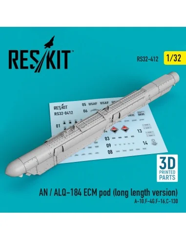 AN / ALQ-184 ECM pod (long length version) (A-10, F-4G, F-16, C-130...
