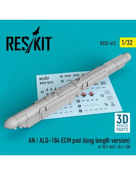 AN / ALQ-184 ECM pod (long length version) (A-10, F-4G, F-16, C-130...
