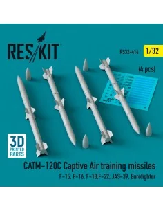 CATM-120C Captive air training missiles (4 pcs) (F-15, F-16, F-18, ...