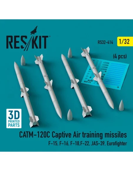 CATM-120C Captive air training missiles (4 pcs) (F-15, F-16, F-18, ...