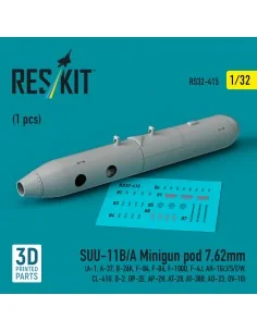 SUU-11B/A Minigun pod 7, 62mm (1 pcs) (A-1, A-37, B-26K, F-84, F-86...