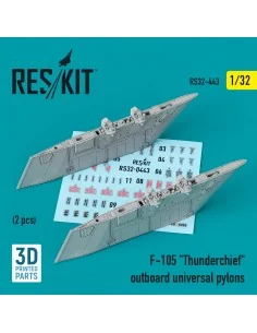 [NO_DESC] F-105 Thunderchief outboard universal pylons (2 pcs) (3D ...