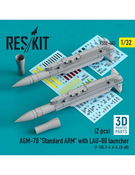 AGM-78 Standard ARM with LAU-80 launcher (2 pcs) (F-105, F-4, A-6, ...
