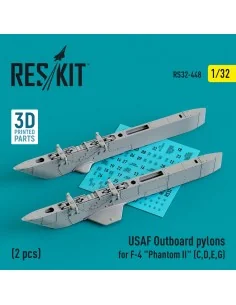 USAF Outboard pylons for F-4 Phantom II (C, D, E, G) (2 pcs) (3D Pr...