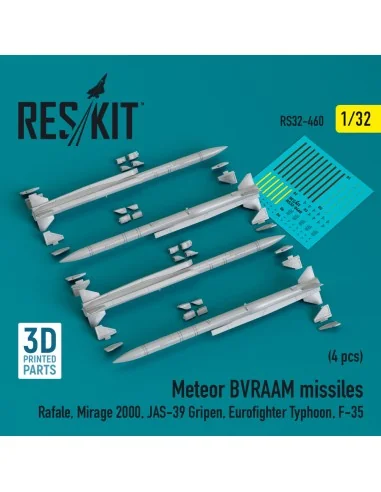 Meteor BVRAAM missiles (4 pcs) (Rafale, Mirage 2000, JAS-39 Gripen,...
