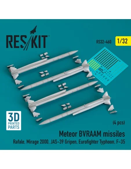 Meteor BVRAAM missiles (4 pcs) (Rafale, Mirage 2000, JAS-39 Gripen,...