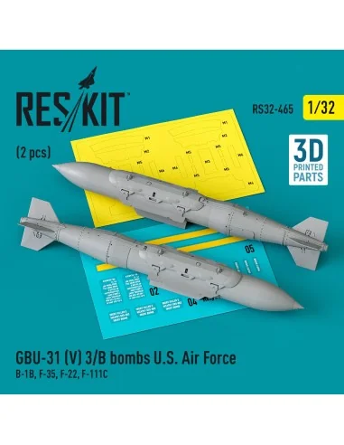 GBU-31 (V) 3/B bombs U.S. Air Force (2 pcs) (B-1B, F-35, F-22, F-11...