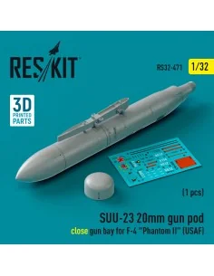 SUU-23 20mm gun pod (close gun bay) for F-4 Phantom II (USAF) (1 pc... 2