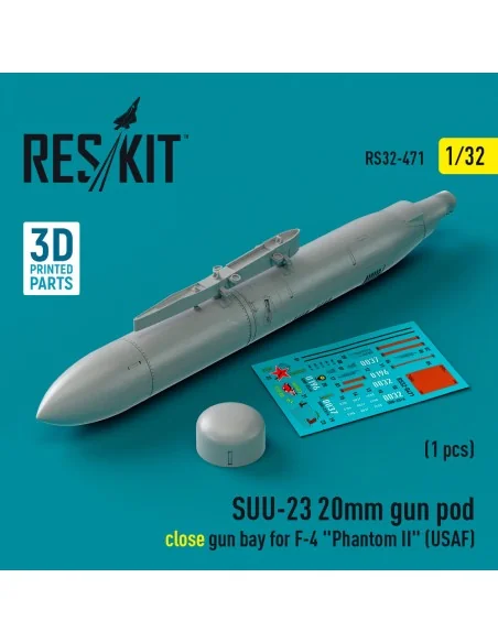 [NO_DESC] SUU-23 20mm gun pod (close gun bay) for F-4 Phantom II (U...