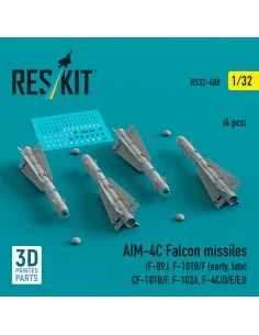 AIM-4C Falcon missiles (4 pcs) (F-89J, F-101B/F (early, late), CF-1...