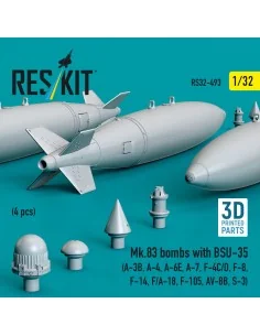 Mk.83 bombs with BSU-35 (4 pcs) (A-3B, A-4, A-6E, A-7, F-4C/D, F-8,... 2