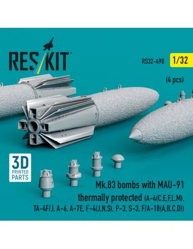 Mk.83 bombs with MAU-91 thermally protected (4 pcs) (A-4(C, E, F, L...