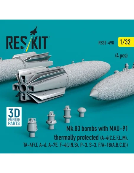 Mk.83 bombs with MAU-91 thermally protected (4 pcs) (A-4(C, E, F, L...