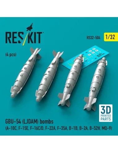 GBU-54 (LJDAM) bombs (4 pcs) (A-10C, F-15E, F-16C/D, F-22A, F-35A, ...