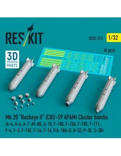 Mk 20 Rockeye II (CBU-59 APAM) Cluster bombs (A-4, A-6, A-7, AV-8B,...