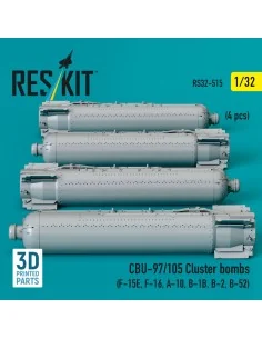 CBU-97/105 cluster bombs (4 pcs) (F-15E, F-16, A-10, B-1B, B-2, B-5... 2