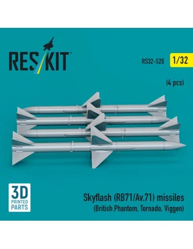 Skyflash (RB71/Av.71) missiles (4 pcs) (British Phantom, Tornado, V...
