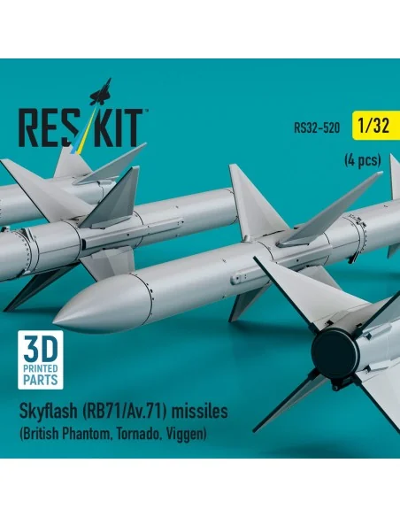 Skyflash (RB71/Av.71) missiles (4 pcs) (British Phantom, Tornado, V...