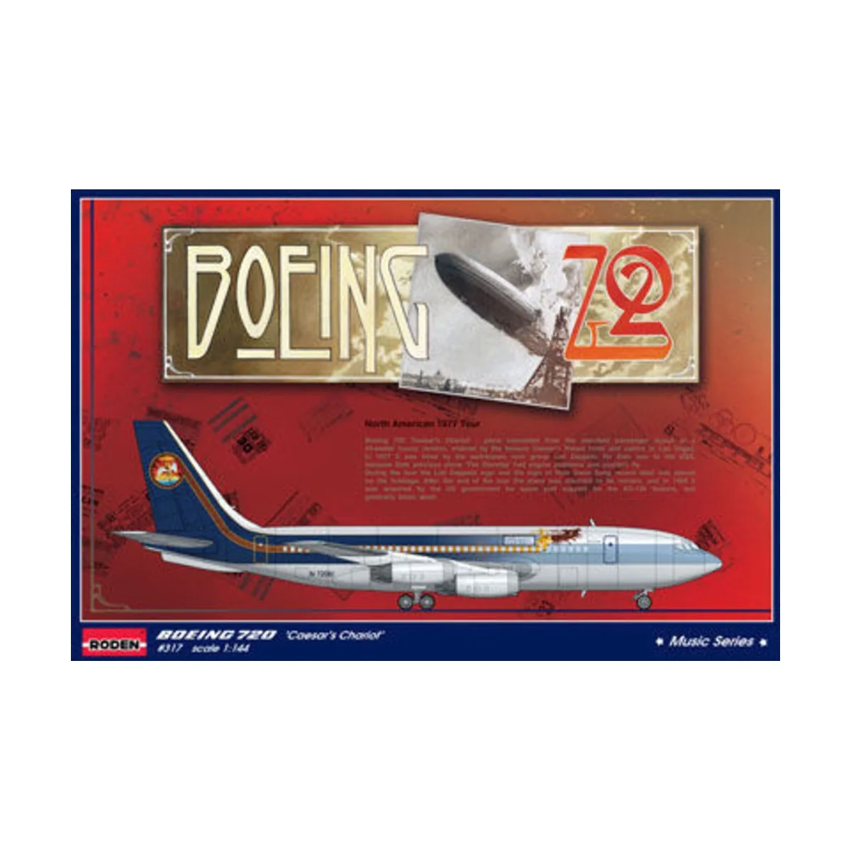 Boeing 720 "Ceasar's Chariot", 1/144 - Roden 317