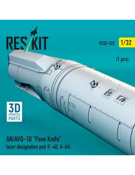 [NO_DESC] AN/AVQ-10 Pave Knife laser designation pod (1 pcs) (F-4D,...