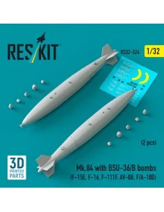 Mk.84 with BSU-36/B bombs (2 pcs) (F-15E, F-16, F-111F, AV-8B, F/A-...