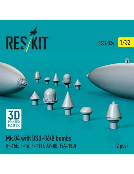 Mk.84 with BSU-36/B bombs (2 pcs) (F-15E, F-16, F-111F, AV-8B, F/A-...