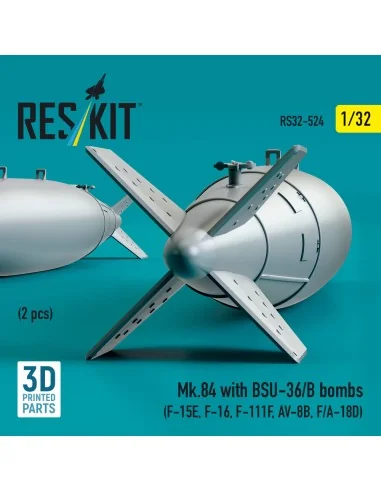 Mk.84 with BSU-36/B bombs (2 pcs) (F-15E, F-16, F-111F, AV-8B, F/A-...
