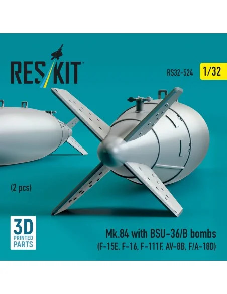 Mk.84 with BSU-36/B bombs (2 pcs) (F-15E, F-16, F-111F, AV-8B, F/A-...