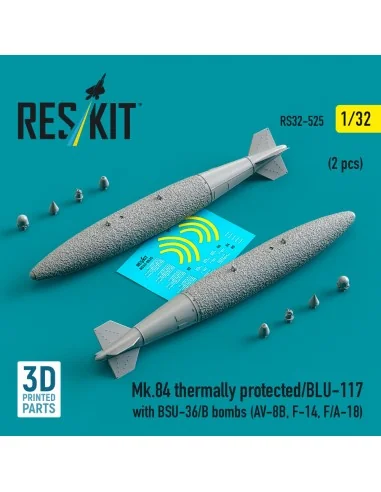Mk.84 thermally protected/BLU-117 with BSU-36/B bombs (2 pcs) (AV-8...