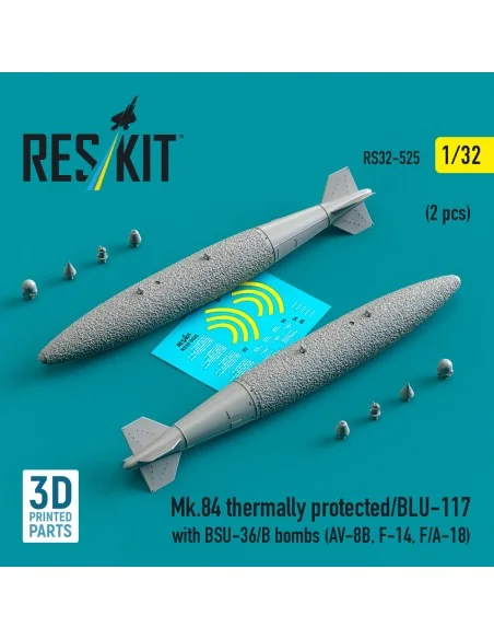 Mk.84 thermally protected/BLU-117 with BSU-36/B bombs (2 pcs) (AV-8...