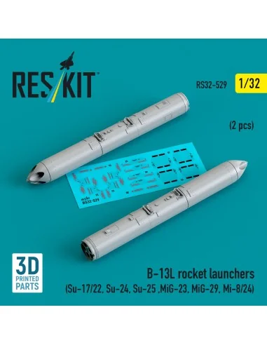 B-13L rocket launchers (2 pcs) (Su-17/22, Su-24, Su-25, MiG-23, MiG...