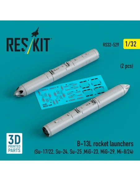 B-13L rocket launchers (2 pcs) (Su-17/22, Su-24, Su-25, MiG-23, MiG...