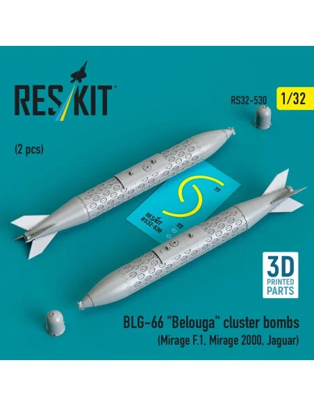 BLG-66 Belouga cluster bombs (2 pcs) (Mirage F.1, Mirage 2000, Jagu...